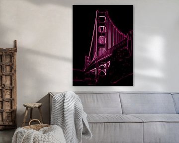 Golden Gate Bridge Violet - "Das Wesentliche"