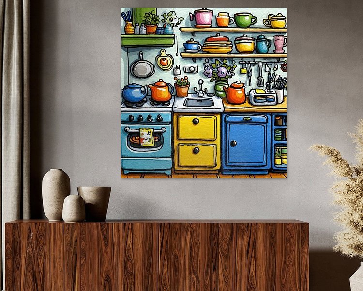 Example of the artwork in a room