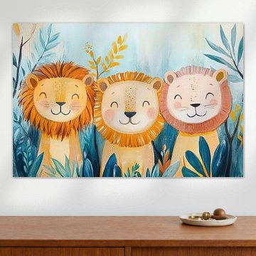 Adorable Lions by Eye catching paintings