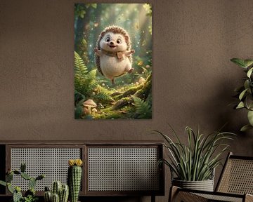 Le joyeux hérisson''s Magical Woodland Leap sur Markus Gann