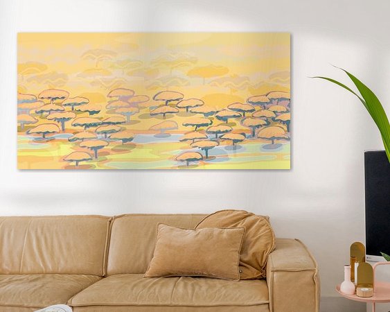 Example of the artwork in a room