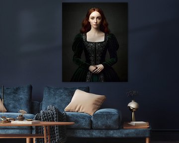 Dutch Noble Girl in Green