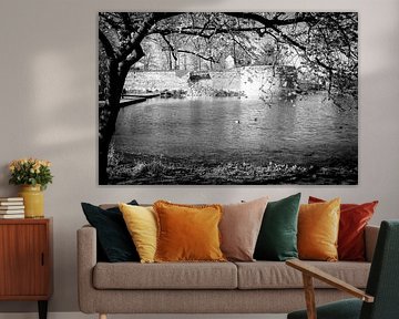 City wall in Maastricht near De Vijf Koppen by Streets of Maastricht