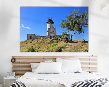 Mauritius, lighthouse on Ile aux Fouquets by AidasignArt