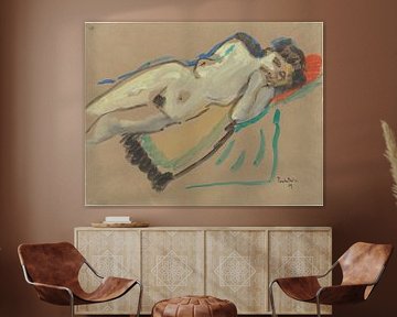 Max Pechstein, Akt, 1909