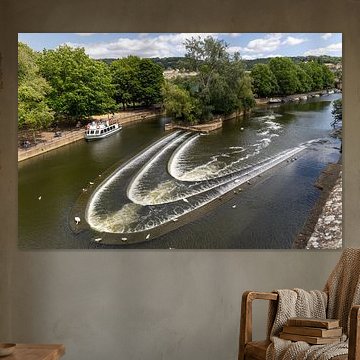 Pulteney Weir on the River Avon in Bath