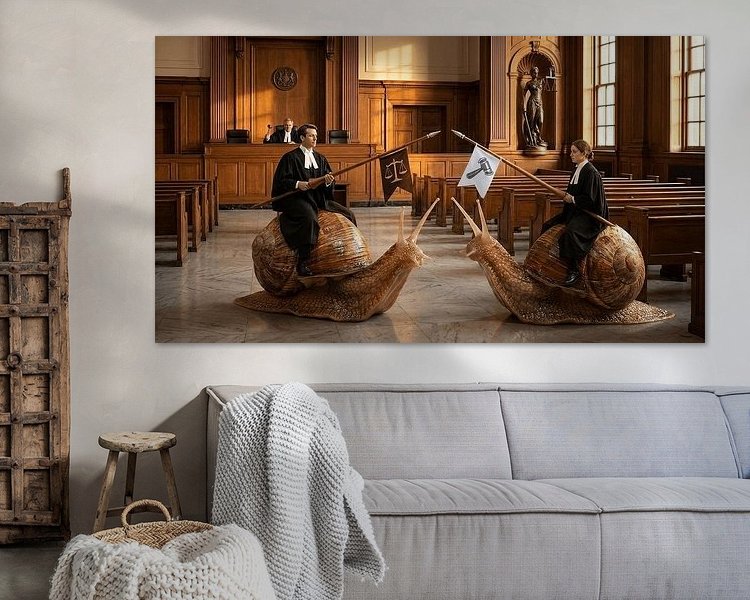 Example of the artwork in a room