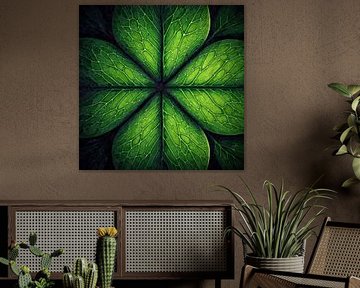 Symétrie des feuilles sur Sabine Wagner