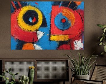 Colourful Faces by ARTEO Paintings