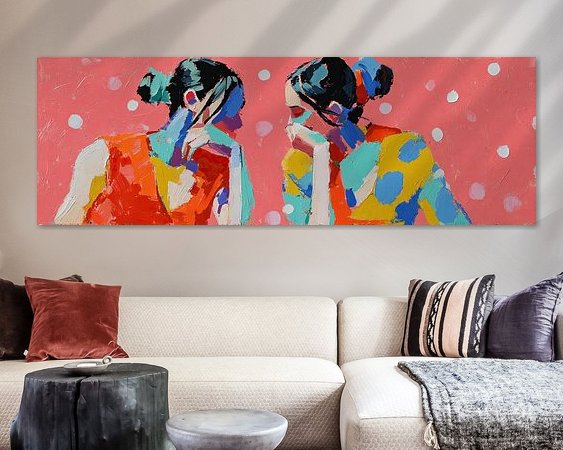 Example of the artwork in a room