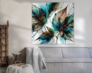 Farbpoesie der Blätter