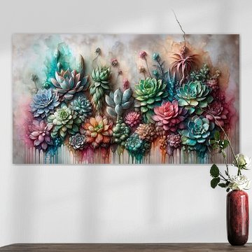 Farbenreiche Sukkulentenwelt