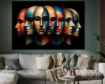 Sept visages – Les couleurs de l'identité