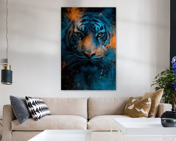 Tijger close-up van MNS Designs