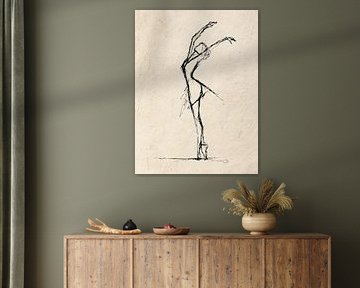 Femme sur papier sur MNS Designs