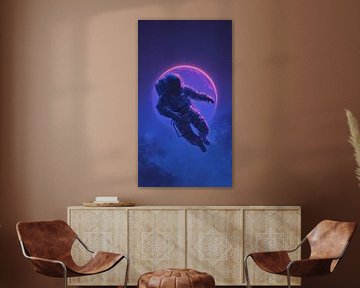 Mann im Astronautenanzug von MNS Designs