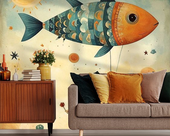 Example of the artwork in a room