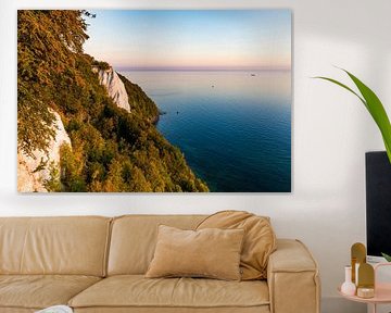 Kreidefelsen beim Königsstuhl auf der Insel Rügen von Werner Dieterich