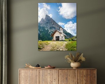 Chapel of Visitation at Falzarego Pass, Dolomites by Stefano Orazzini