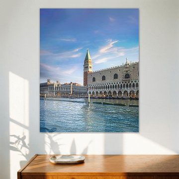 Dogenpalast und Markusglockenturm, Venedig von Stefano Orazzini