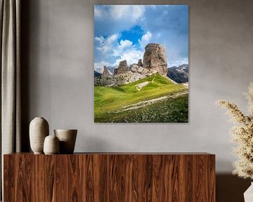 Cinque Torri-Gipfel in den Dolomiten, Cortina d''Ampezzo von Stefano Orazzini