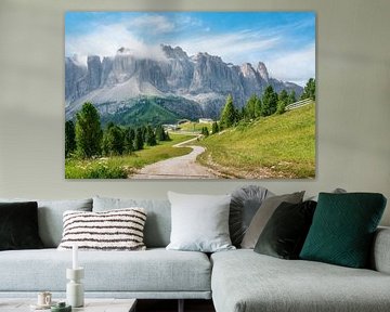 Wanderweg Gardena Pass in den Dolomiten, Südtirol, Italien von Stefano Orazzini