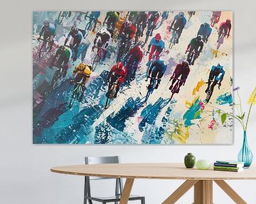 In het hart van het peloton