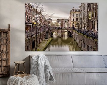 Vismarkt & Oudegracht - Utrecht by Thomas van Galen
