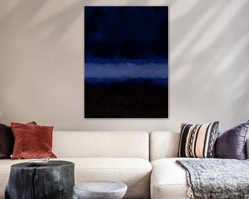 Minimalistische abstracte schilderkunst – door Mark Rothko geïnspireerde interieurkunst van Dina Dankers