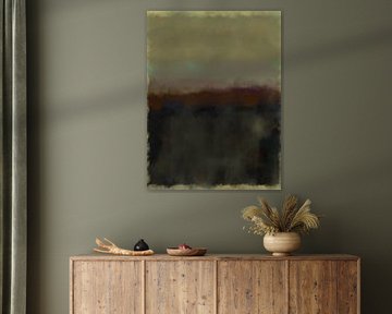 Modern Minimalist Abstract Painting – Mark Rothko Influence by Dina Dankers