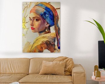 Perle Frau in Form und Vorstellung