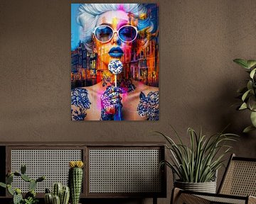 Stadt-Schichten einer modernen Muse