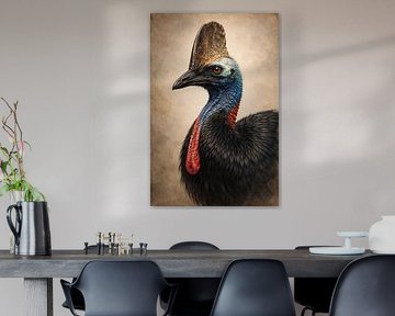 Exotische Tierwelt-Porträt-Wandkunst