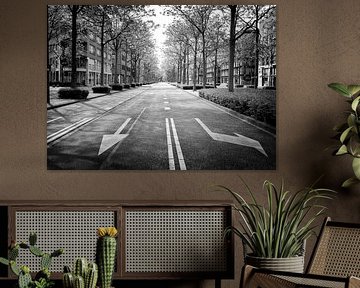 Empty Avenue Céramique during the lockdown in 2020 by Streets of Maastricht