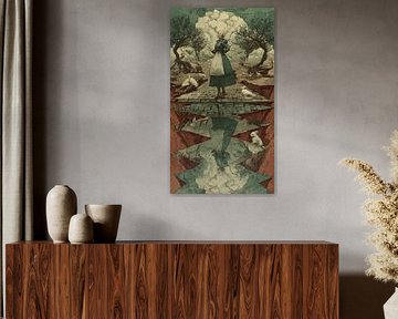 Vintage-Träume in surrealer Stille von Aden Pink Galerry