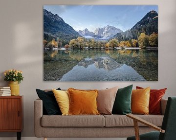 Reflections on Lake Jasna - Jezero Jasna, Slovenia