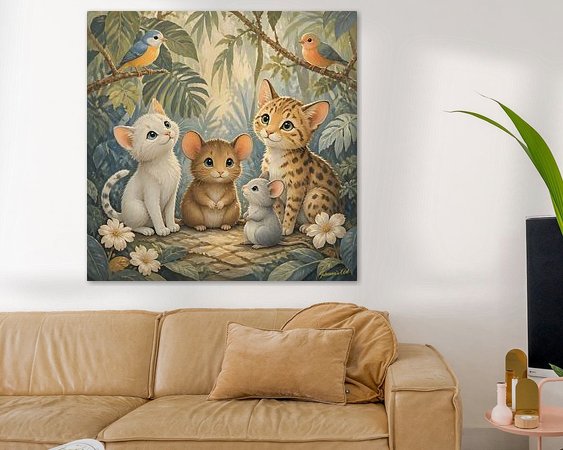 Example of the artwork in a room