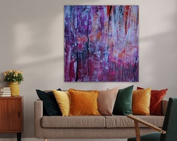 Ohne Titel: Acryl auf Leinen von Altiene Lusseveld