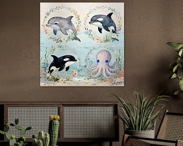 Dreamling Meadow - Getijden-droommetgezellen van Johannas Art Creations