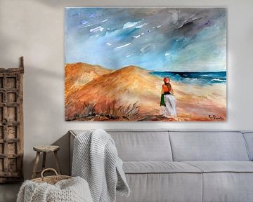 strandwandeling van Gertrud Premke