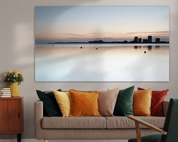 IJmeer bei Muiderberg mit Blick auf Muiderzand von Ed van Harmelen