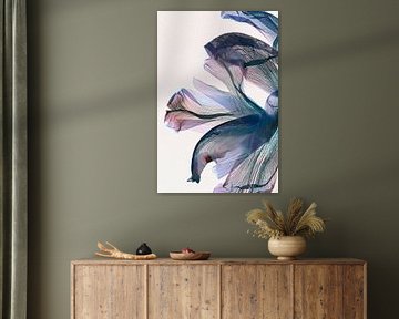 Pastell & Petrol Tulpen – Der Fingerabdruck der Blätter von Christine de Vogel