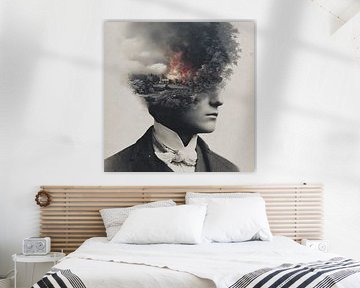 Digitale Kunst Fragmente des Krieges, Sehnsucht nach Frieden von Aden Pink Galerry