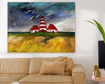 North Sea Hallig by Gertrud Premke