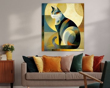 Majestueuze gestreepte kat