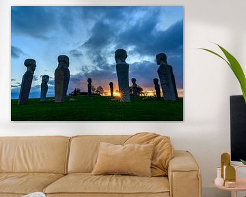 Dodekalitten in dramatic evening light by Andrea de Grauw