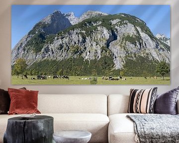 Troupeau à l'ombre du Karwendel