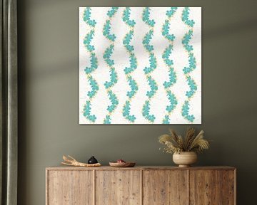 Heaven of flowers green by Kimfaesdesign