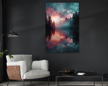 Waar de Lucht het Water Raakt van Femea Stille Landschappen