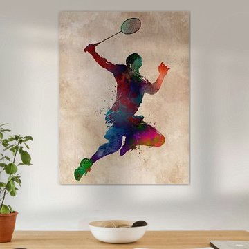 Badminton-Sportkunst #Badminton